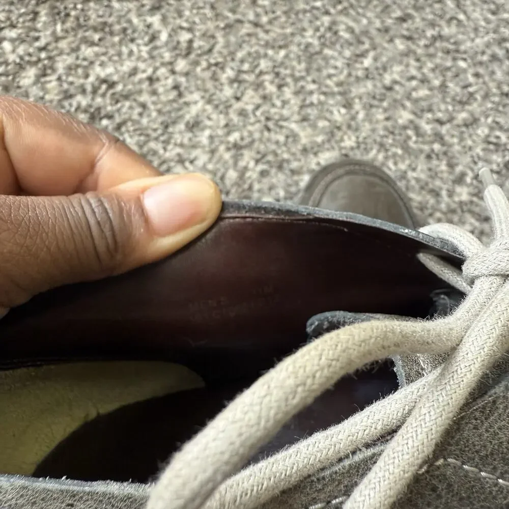 BCole Haan Oswego 2 Eye II Leather Plain Toe Oxfords Shoe 11 M Gray